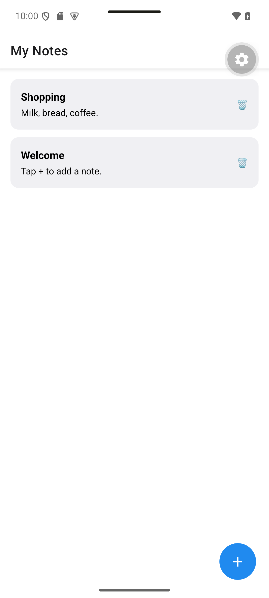 React Native: After confirming Delete, Workshop disappears and the other rows remain.