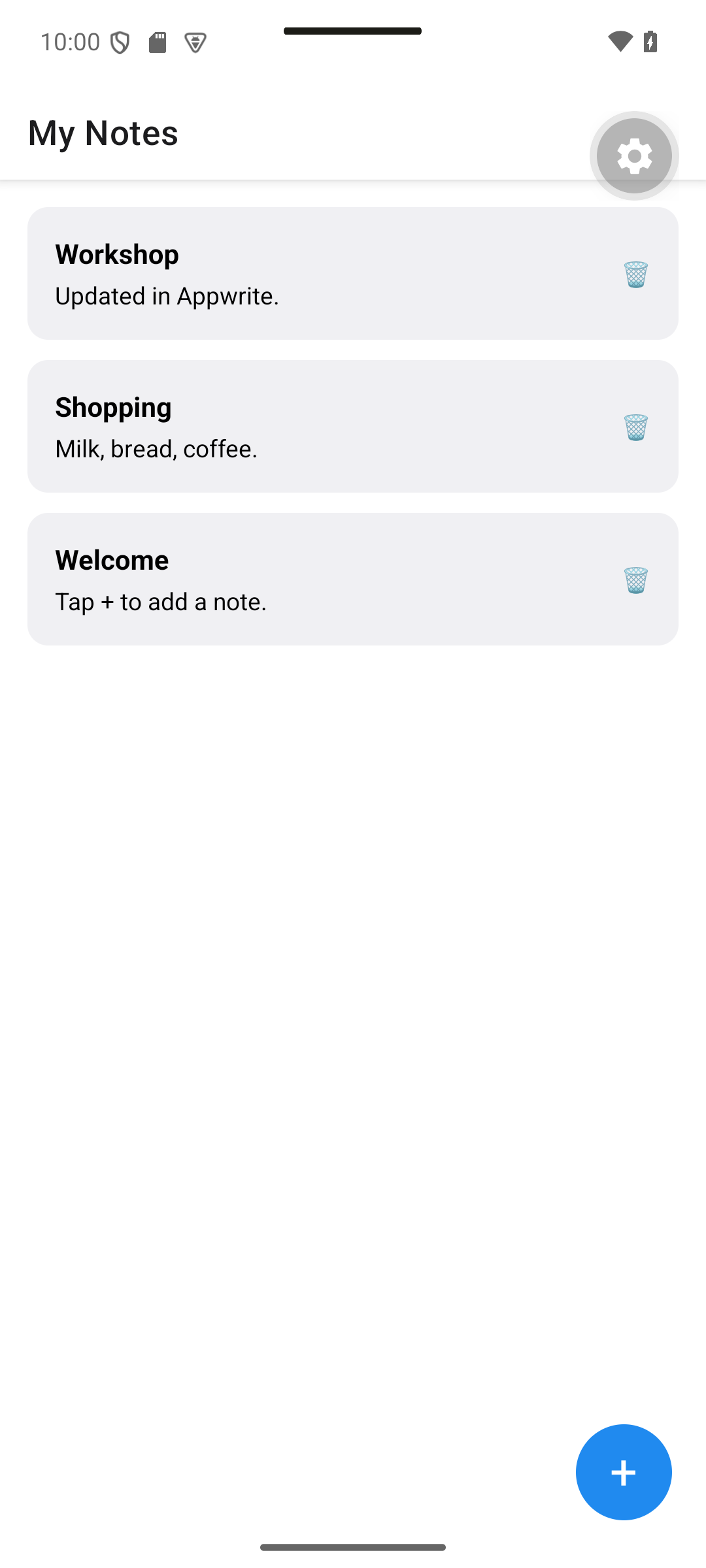 React Native: After saving, the list displays Updated in Appwrite.